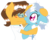 Size: 392x313 | Tagged: safe, artist:artflicker, doctor horse, doctor stable, screw loose, earth pony, pony, g4, blushing, duo, eyes closed, female, floppy ears, glasses, hug, kissing, male, mare, shipping, simple background, stableloose, stallion, straight, transparent background, unprofessional behavior