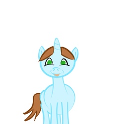 Size: 5000x5000 | Tagged: safe, oc, oc only, oc:artemis, pony, unicorn, absurd resolution, looking at you, male, ponified, simple background, smiling, solo, stallion, white background