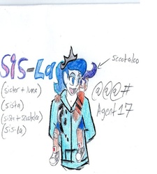 Size: 598x665 | Tagged: safe, artist:furrysega7, princess luna, scootaloo, human, g4, humanized