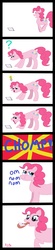 Size: 2200x10000 | Tagged: safe, artist:eillahwolf, pinkie pie, earth pony, pony, g4, comic, dexterous mouth, origami, origami crane, pinkie being pinkie, solo, tongue out