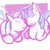 Size: 500x500 | Tagged: safe, artist:clorin spats, trixie, twilight sparkle, g4, female, happy, lesbian, ship:twixie, shipping, smiling