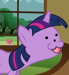 Size: 600x646 | Tagged: safe, edit, edited screencap, screencap, twilight sparkle, g4, face swap, spurdo spärde