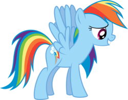 Size: 6999x5497 | Tagged: safe, artist:kamyk962, rainbow dash, pony, g4, absurd resolution, female, simple background, solo, transparent background, vector