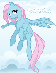 Size: 500x655 | Tagged: safe, artist:ahr0, wind whistler, pegasus, pony, g1, g4, female, g1 to g4, generation leap, mare, solo