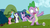 Size: 762x422 | Tagged: safe, screencap, pinkie pie, rainbow dash, rarity, spike, twilight sparkle, g4, keep calm and flutter on, my little pony: friendship is magic, youtube caption