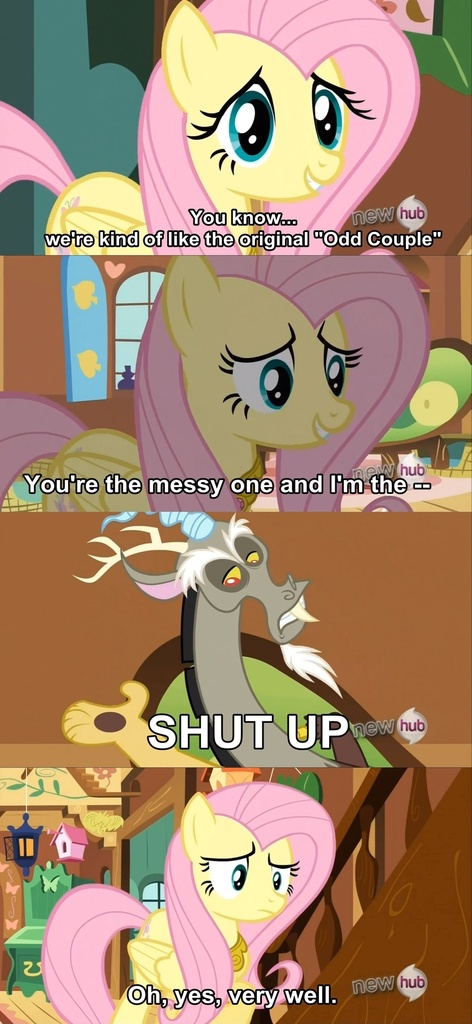 218054 Safe Edit Edited Screencap Screencap Discord Fluttershy