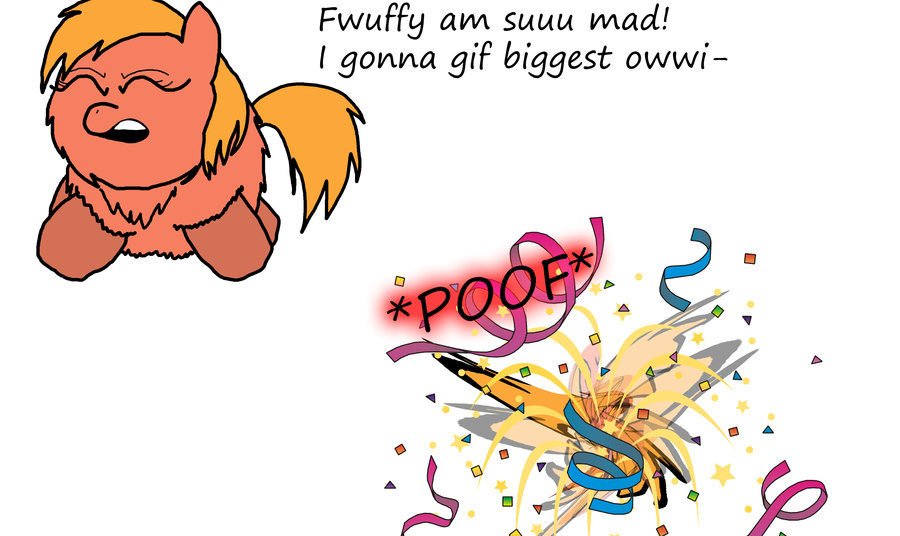 Pony Explodes #218133 - safe, artist:inkiepie, fluffy pony, confetti, explosion ...