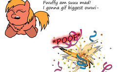 Size: 900x536 | Tagged: safe, artist:inkiepie, fluffy pony, confetti, explosion, fluffy pony original art