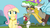 Size: 765x426 | Tagged: safe, screencap, discord, fluttershy, draconequus, pegasus, g4, keep calm and flutter on, my little pony: friendship is magic, female, grandmother, youtube caption