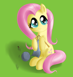 Size: 597x633 | Tagged: safe, artist:thealmightydove, fluttershy, g4, knitting