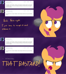 Size: 1280x1441 | Tagged: safe, artist:dtcx97, scootaloo, ask post-crusade, post-crusade, g4, ask, tumblr