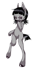 Size: 1015x1920 | Tagged: safe, artist:coffeechicken, oc, oc only, pony, bipedal, featureless crotch