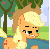 Size: 550x540 | Tagged: safe, screencap, applejack, earth pony, pony, g4, keep calm and flutter on, angry, animated, female, mare