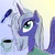 Size: 1357x1357 | Tagged: safe, artist:bastardo-kun, princess luna, pony, g4, bed mane, brushie, coffee, female, morning ponies, s1 luna, solo