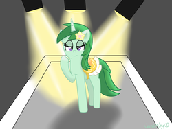 Size: 2000x1500 | Tagged: safe, artist:verminshy, spring fresh, g4, background pony, flower, saddle