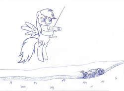 Size: 2320x1700 | Tagged: safe, artist:tim244, rainbow dash, g4, nitro truggy, rc car