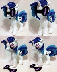 Size: 797x1002 | Tagged: safe, artist:agatrix, dj pon-3, vinyl scratch, pony, g4, glasses, irl, photo, plushie, solo