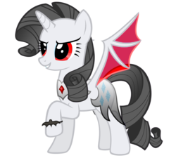 Size: 942x848 | Tagged: safe, artist:sapphire-heartpony, rarity, bat pony, vampire, g4, bat ponified, race swap, raribat, simple background, transparent background, vector