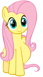 Size: 512x914 | Tagged: safe, fluttershy, pegasus, pony, g4, preggoshy, pregnant, pregnant edit, simple background, solo, white background