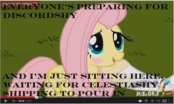 Size: 857x515 | Tagged: safe, fluttershy, princess celestia, g4, keep calm and flutter on, image macro, shipping