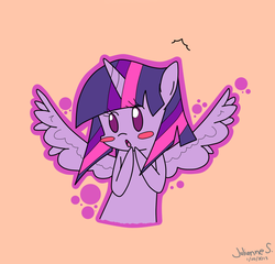 Size: 1050x1008 | Tagged: safe, artist:kitkatluvspie1329, twilight sparkle, alicorn, pony, g4, blushing, female, mare, twilight sparkle (alicorn)