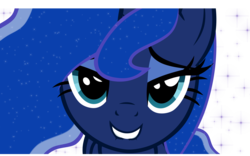 Size: 4800x3000 | Tagged: safe, artist:mrdaviez, princess luna, pony, g4, bedroom eyes, close-up, female, lip bite, show accurate, simple background, solo, transparent background, vector