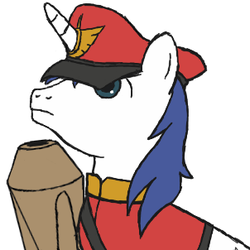 Size: 302x302 | Tagged: safe, shining armor, g4, soldier, soldier (tf2), team captain, team fortress 2, the original