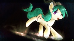 Size: 1960x1080 | Tagged: safe, artist:dshou, capricorn (g4), earth pony, pony, g4, capricorn, female, mare, ponyscopes, solo, zodiac