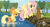 Size: 850x467 | Tagged: safe, applejack, fluttershy, beaver, g4