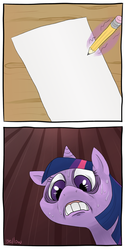 Size: 675x1341 | Tagged: safe, artist:yellow-jelly, artist:yellowbooze, twilight sparkle, g4, exploitable, faic, failed meme, meme, nervous, no free rides, spongebob squarepants, sweat