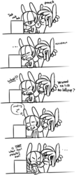 Size: 442x1017 | Tagged: safe, artist:asksugarmalt, oc, oc only, oc:cherry rum, oc:sugar malt, donkey, ask sugar malt, comic, computer, innuendo, monochrome, tumblr