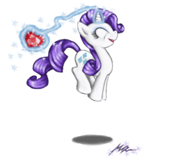 Size: 1164x1087 | Tagged: safe, artist:deathcutlet, rarity, pony, g4, fire ruby, solo