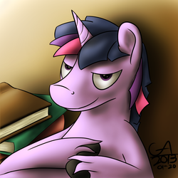 Size: 1024x1024 | Tagged: safe, artist:gamesadict, twilight sparkle, g4, bedroom eyes, dusk shine, hooves, rule 63, unshorn fetlocks