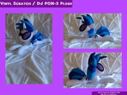 Size: 1024x768 | Tagged: safe, artist:belle43, dj pon-3, vinyl scratch, pony, g4, irl, photo, plushie, solo