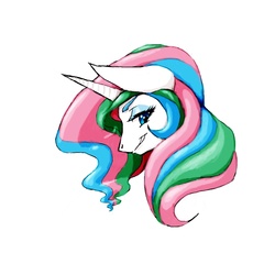 Size: 3000x3000 | Tagged: safe, artist:balderdash999, princess celestia, pony, g4, female, solo