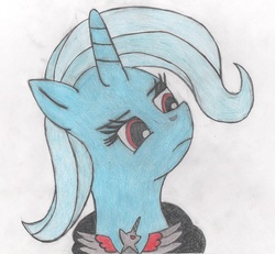 Size: 2521x2329 | Tagged: safe, artist:arelathh, trixie, g4, alicorn amulet