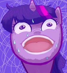 Size: 510x560 | Tagged: safe, artist:nyankamedon, twilight sparkle, pony, g4, female, pixiv, reaction image, solo