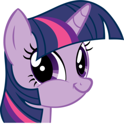 Size: 1185x1185 | Tagged: source needed, safe, twilight sparkle, pony, unicorn, g4, swarm of the century, faic, female, looking at you, simple background, smiling, solo, transparent background, twiface, unicorn twilight, vector, wrong neighborhood