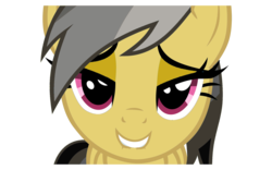 Size: 2000x1250 | Tagged: safe, daring do, g4, bedroom eyes, female, lip bite, mare, recolor, simple background, solo, transparent background
