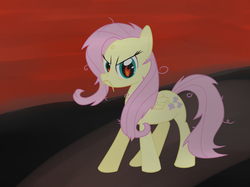 Size: 800x597 | Tagged: safe, artist:hip-indeed, fluttershy, g4, angry