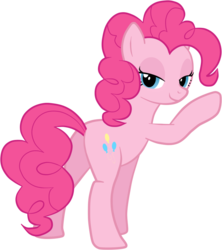 Size: 746x841 | Tagged: safe, artist:goddesscelestia, pinkie pie, g4, bedroom eyes, butt, plot, sexy, simple background, transparent background, vector