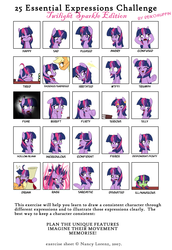 Size: 2364x3428 | Tagged: safe, artist:reikomuffin, applejack, rarity, twilight sparkle, earth pony, ghost, pony, undead, unicorn, g4, 25 expressions, angry, confused, derp, disgusted, drunk, expressions, female, green face, happy, irritated, lesbian, pleased, sad, ship:twijack, shipping, sick, silly, surprised, tired, twilight sparkle is not amused, unamused