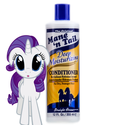 Size: 900x900 | Tagged: safe, rarity, pony, g4, conditioner, hair, mane 'n tail, solo