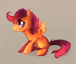 Size: 600x506 | Tagged: safe, artist:endber, scootaloo, pony, g4, female, solo