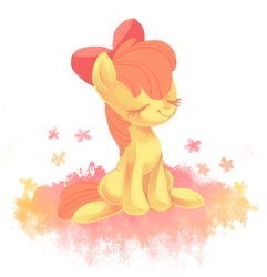 Size: 620x644 | Tagged: safe, artist:nyoncat, apple bloom, earth pony, pony, g4, female, solo