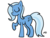 Size: 1600x1200 | Tagged: dead source, safe, artist:mellowbloom, trixie, pony, unicorn, g4, eyes closed, female, mare, no mouth, raised hoof, signature, simple background, solo, transparent background