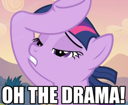 Size: 500x407 | Tagged: safe, edit, edited screencap, screencap, twilight sparkle, g4, bust, cropped, image macro, portrait