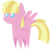 Size: 1280x1280 | Tagged: safe, artist:smile, meadow flower, pony, g4, female, pointy ponies, solo