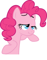 Size: 3454x4347 | Tagged: safe, artist:glitchking123, pinkie pie, earth pony, pony, g4, derp, drunk, faic, female, scrunchy face, simple background, solo, transparent background, vector