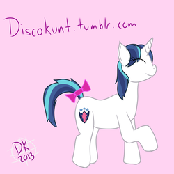 Size: 1000x1000 | Tagged: safe, artist:discokunt, shining armor, g4, 30 minute art challenge, gleaming shield, rule 63